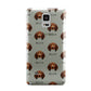 Redbone Coonhound Icon with Name Samsung Galaxy Note 4 Case