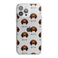 Redbone Coonhound Icon with Name iPhone 13 Pro Max TPU Impact Case with White Edges