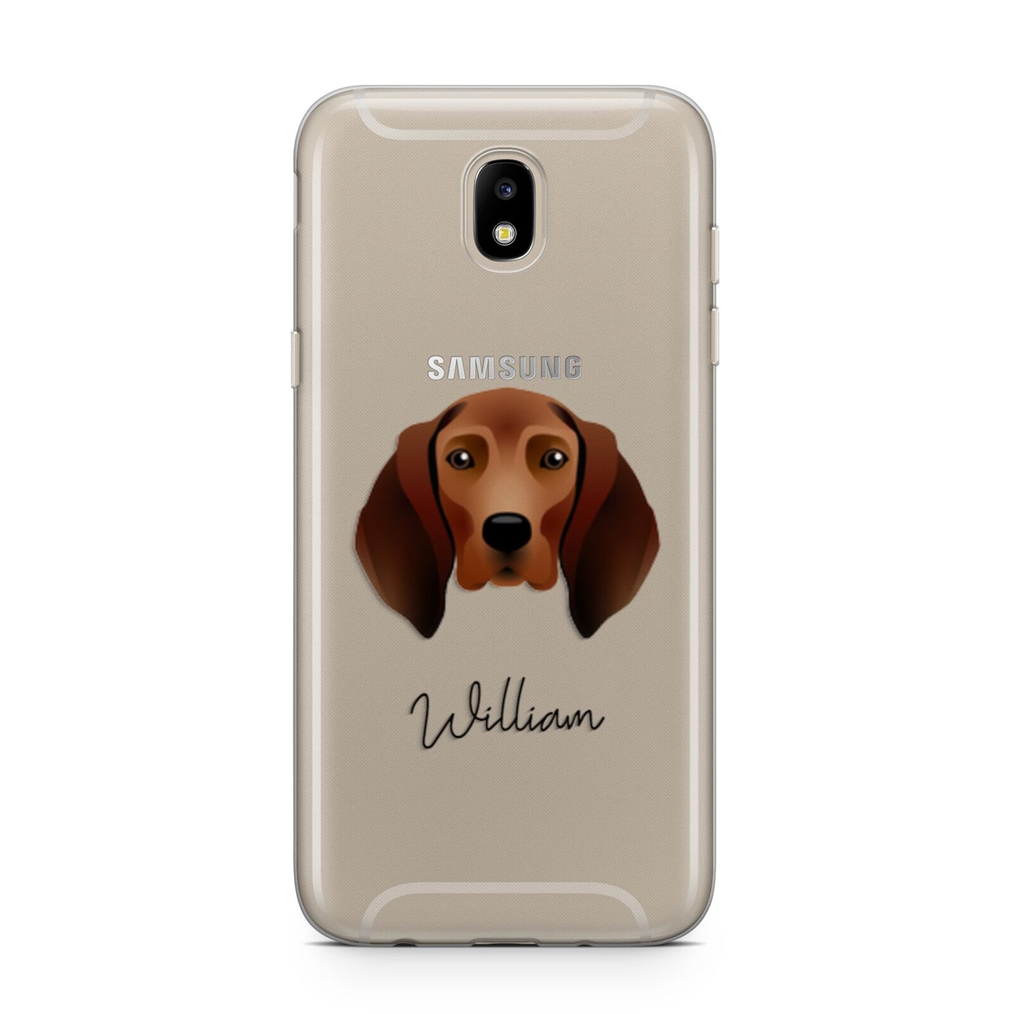 Redbone Coonhound Personalised Samsung J5 2017 Case