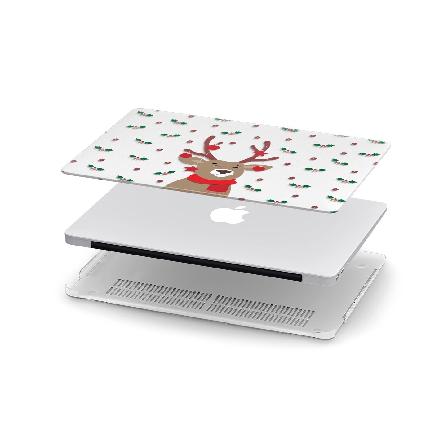 Reindeer Christmas Apple MacBook Case in Detail