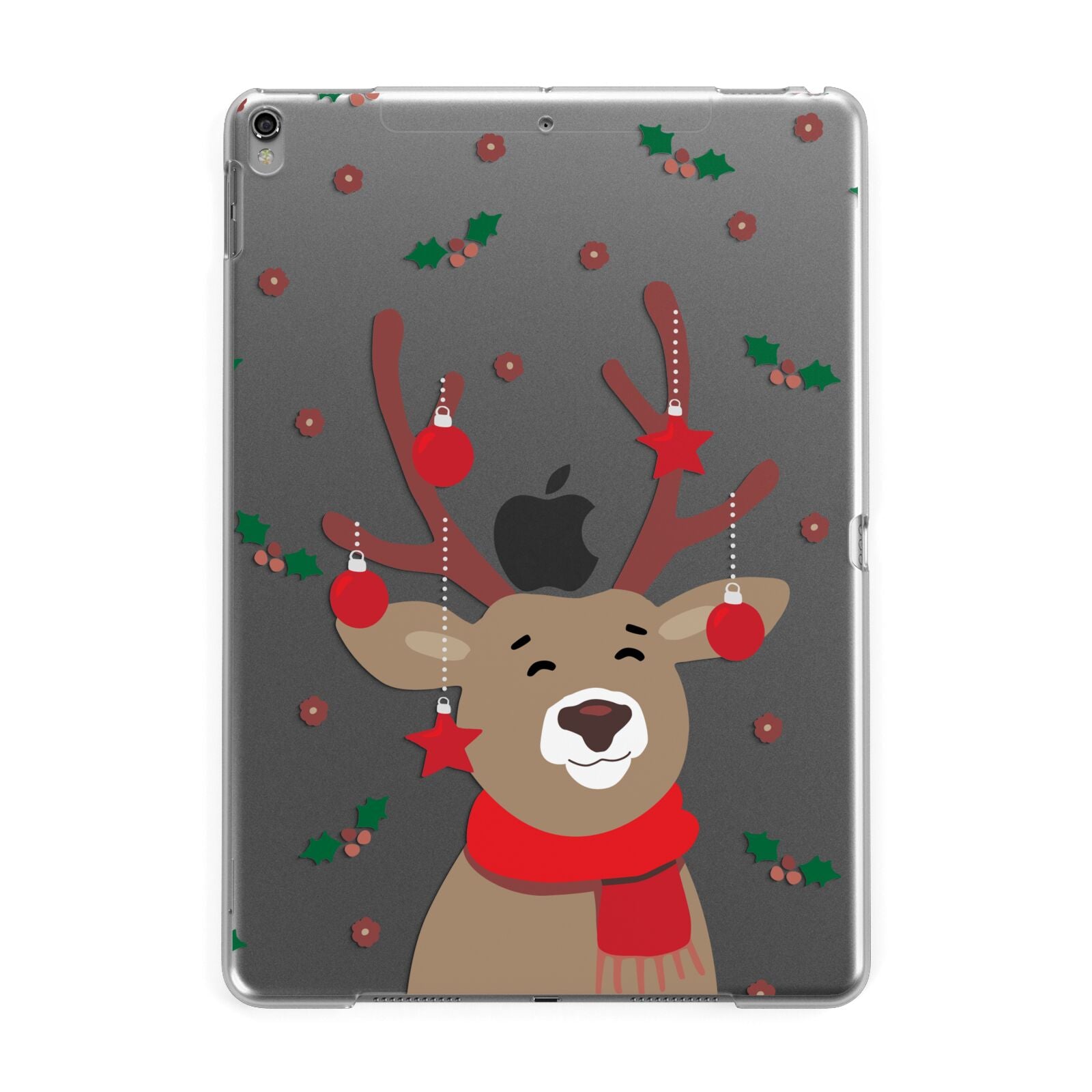 Reindeer Christmas Apple iPad Grey Case