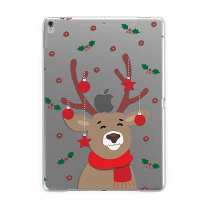 Reindeer Christmas Apple iPad Silver Case