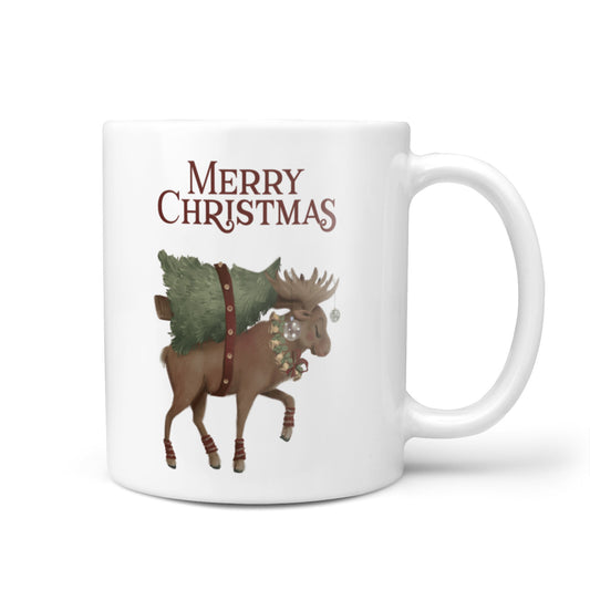 Reindeer Christmas Tree 10oz Mug