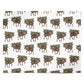 Reindeer Christmas Tree Personalised Wrapping Paper Alternative