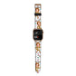 Reindeer Photo Face Apple Watch Strap Size 38mm with Gold Hardware