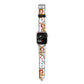 Reindeer Photo Face Apple Watch Strap Size 38mm with Silver Hardware