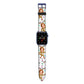 Reindeer Photo Face Apple Watch Strap with Blue Hardware