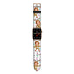 Reindeer Photo Face Apple Watch Strap with Gold Hardware