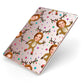 Reindeer Photo Face Apple iPad Case on Rose Gold iPad Side View