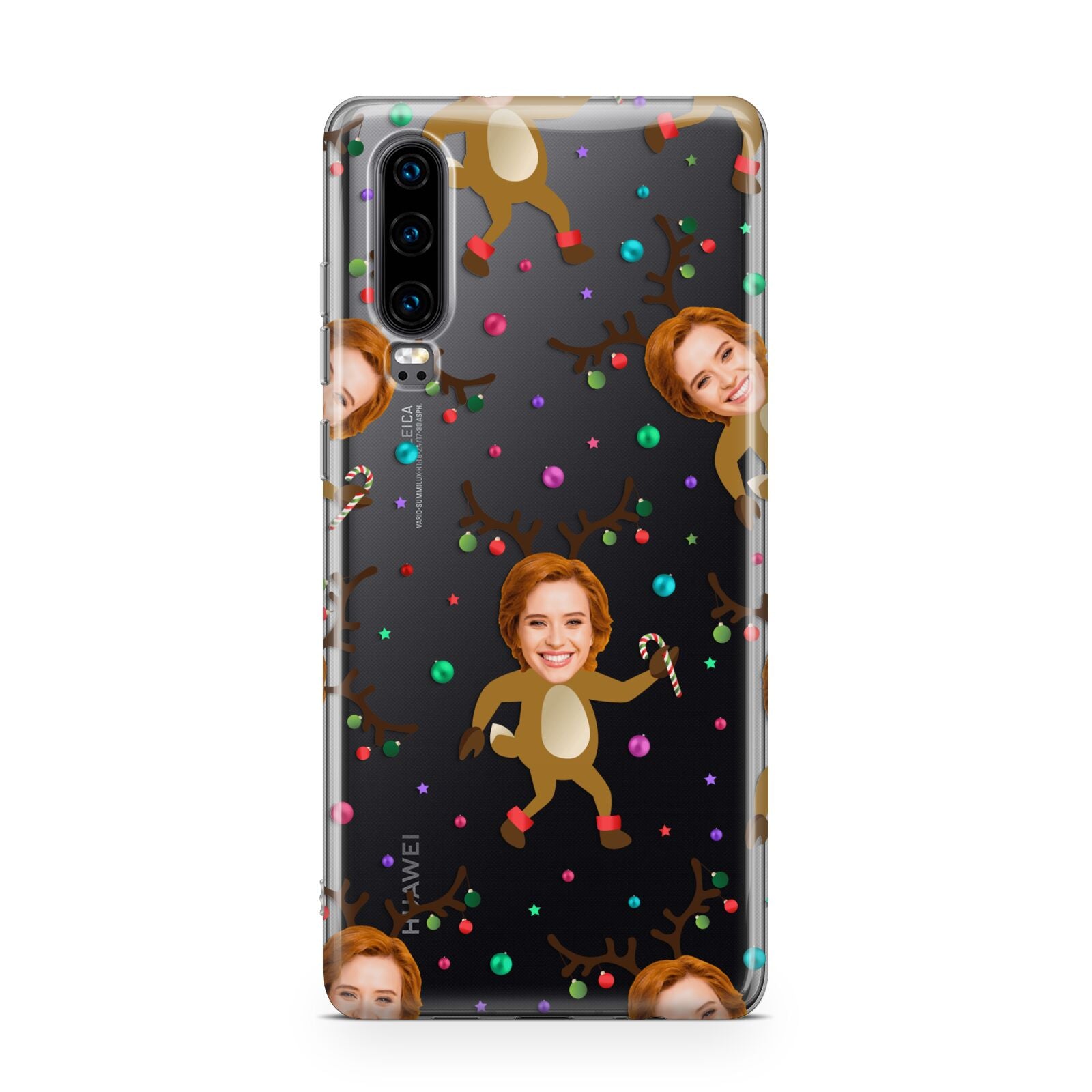 Reindeer Photo Face Huawei P30 Phone Case