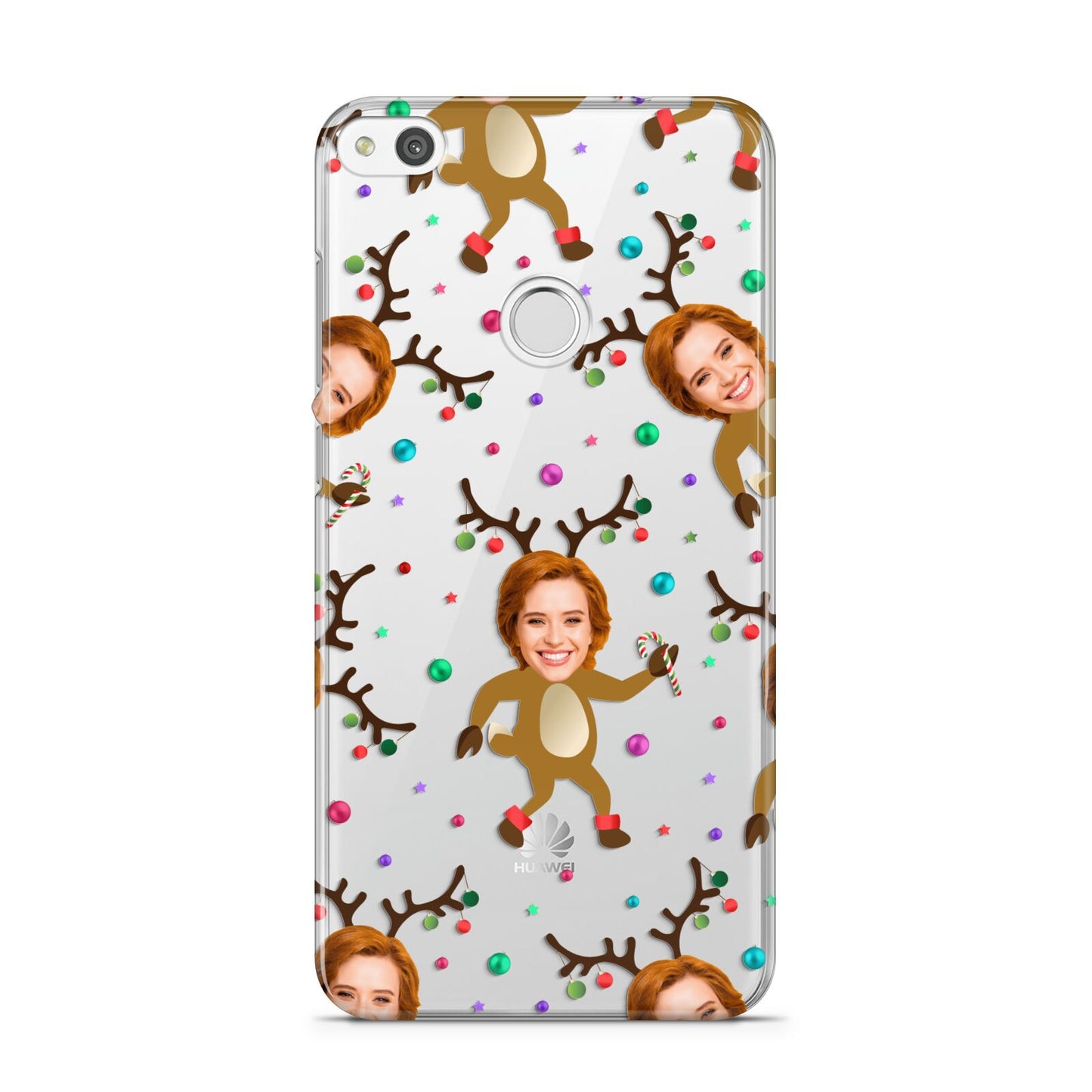 Reindeer Photo Face Huawei P8 Lite Case