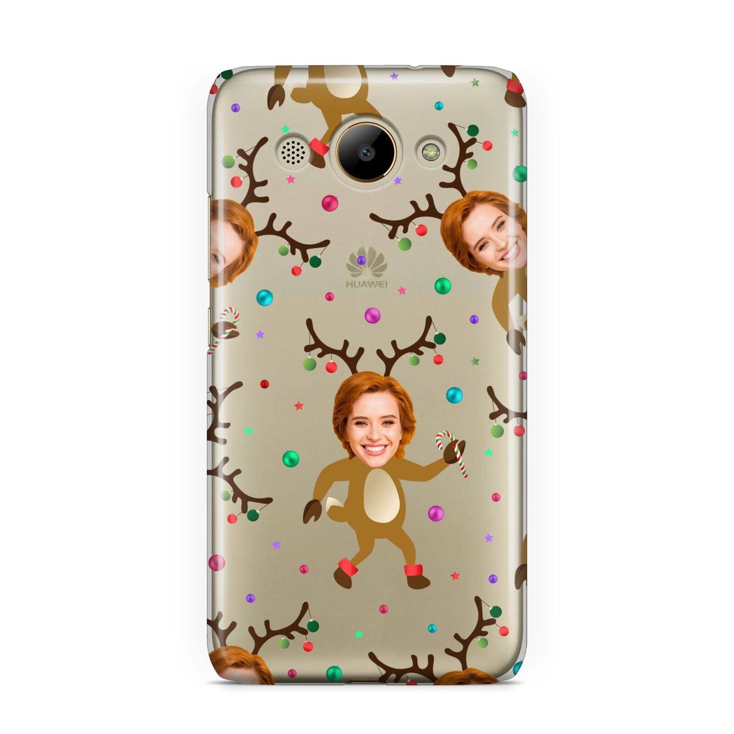 Reindeer Photo Face Huawei Y3 2017