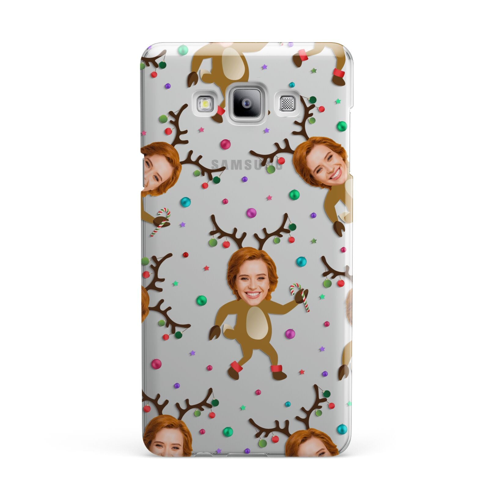 Reindeer Photo Face Samsung Galaxy A7 2015 Case