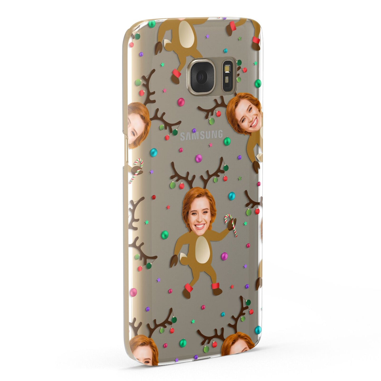 Reindeer Photo Face Samsung Galaxy Case Fourty Five Degrees