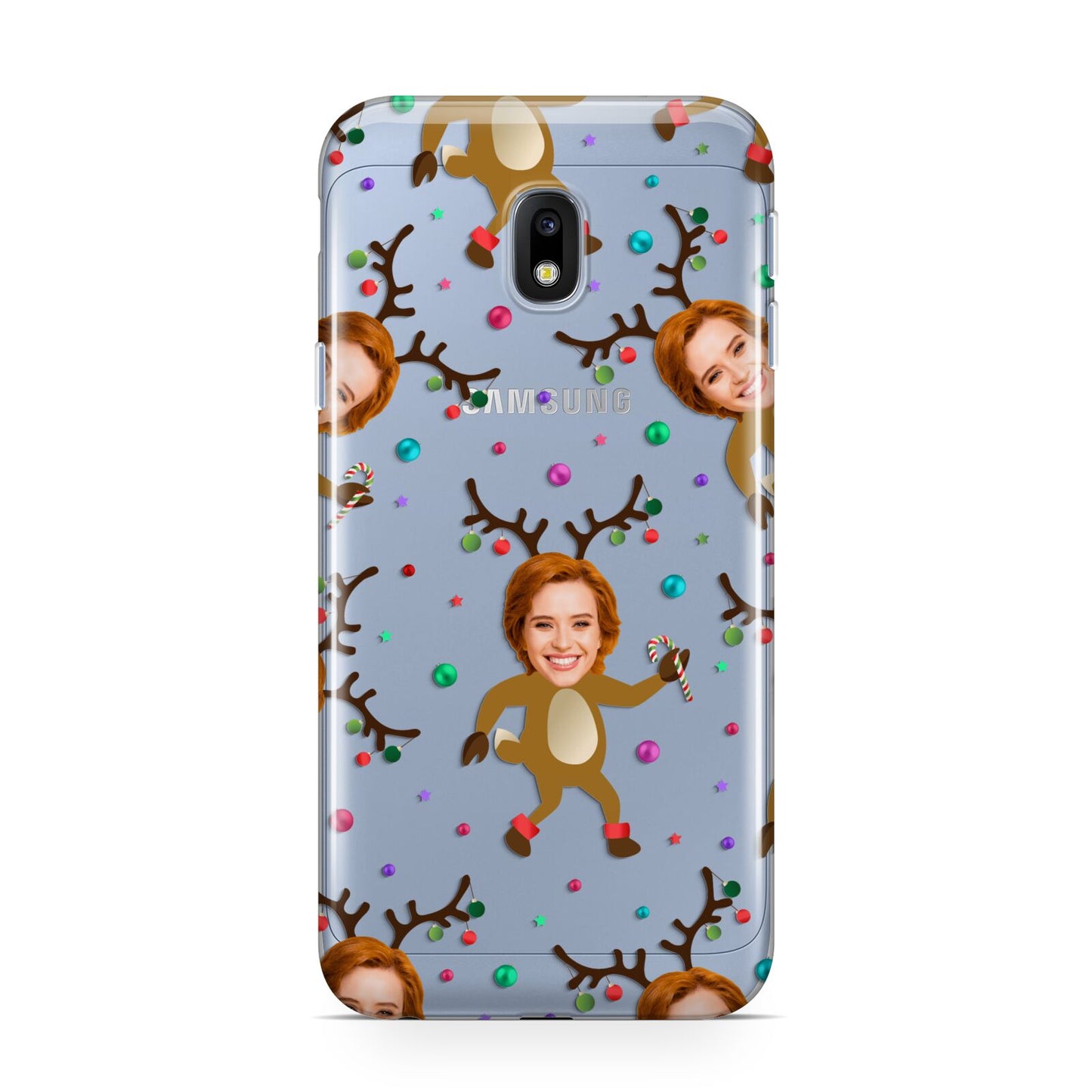 Reindeer Photo Face Samsung Galaxy J3 2017 Case
