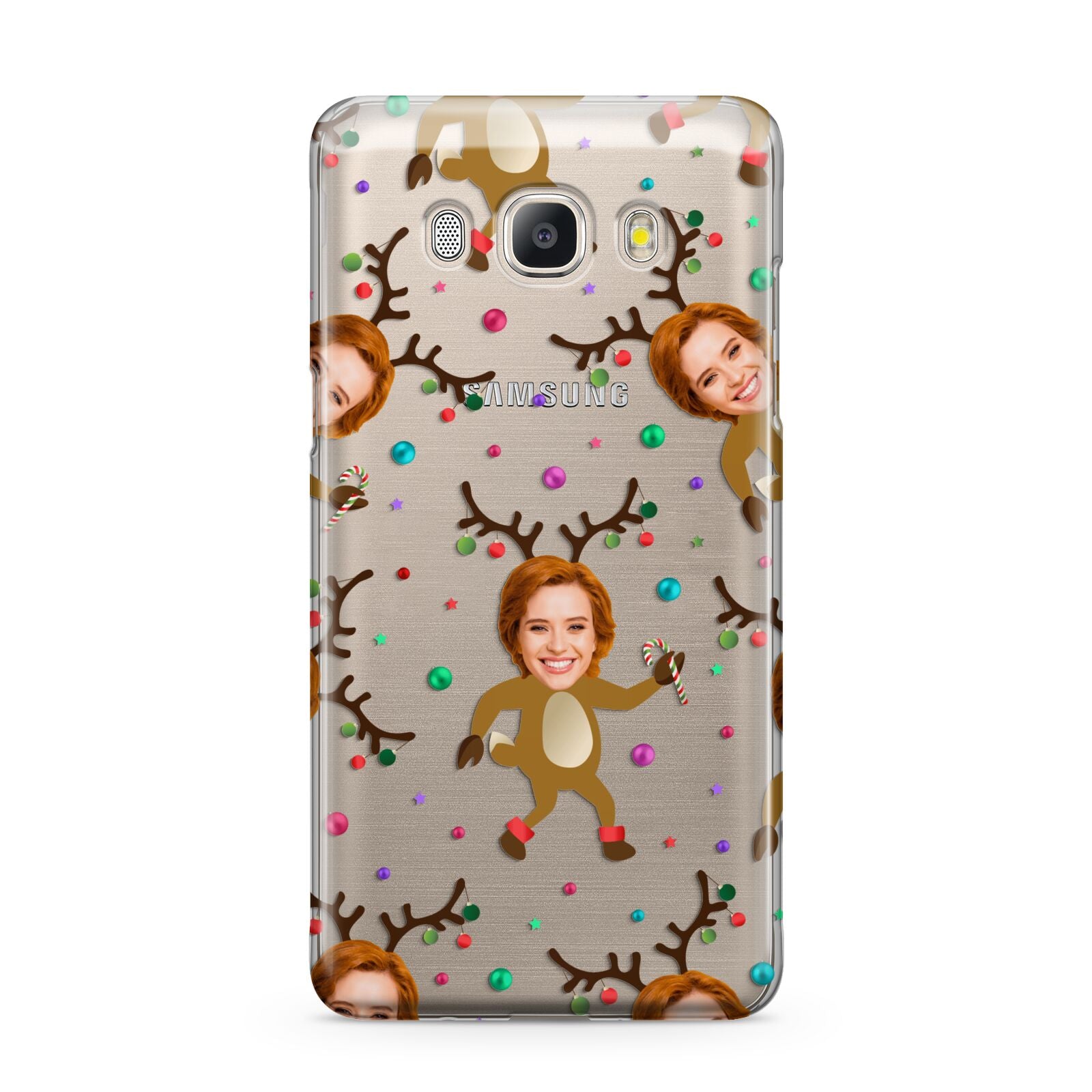 Reindeer Photo Face Samsung Galaxy J5 2016 Case