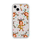 Reindeer Photo Face iPhone 14 Plus Clear Tough Case Starlight