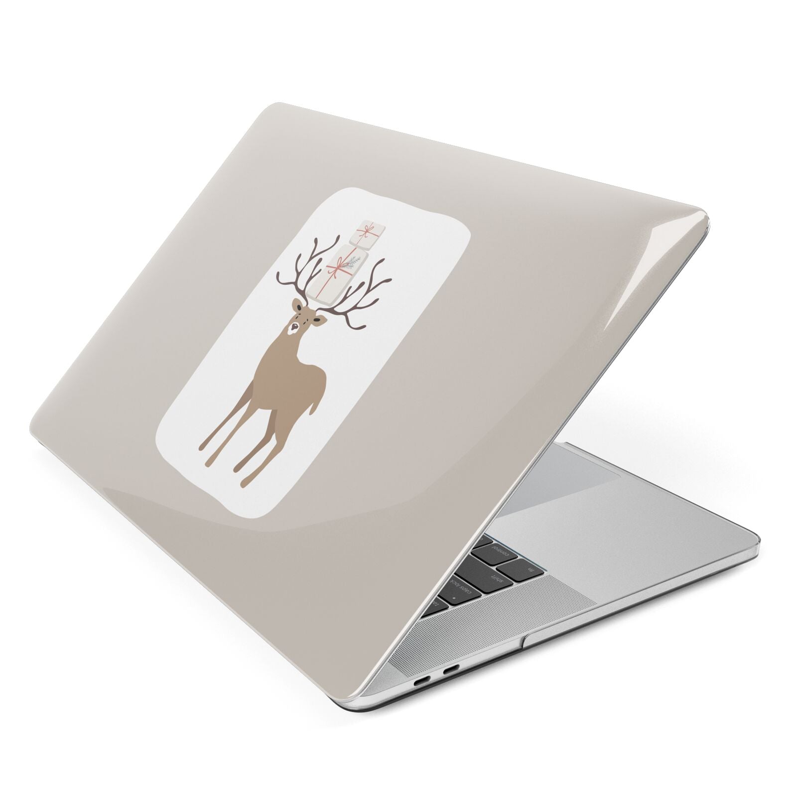 Reindeer Presents Apple MacBook Case Side View