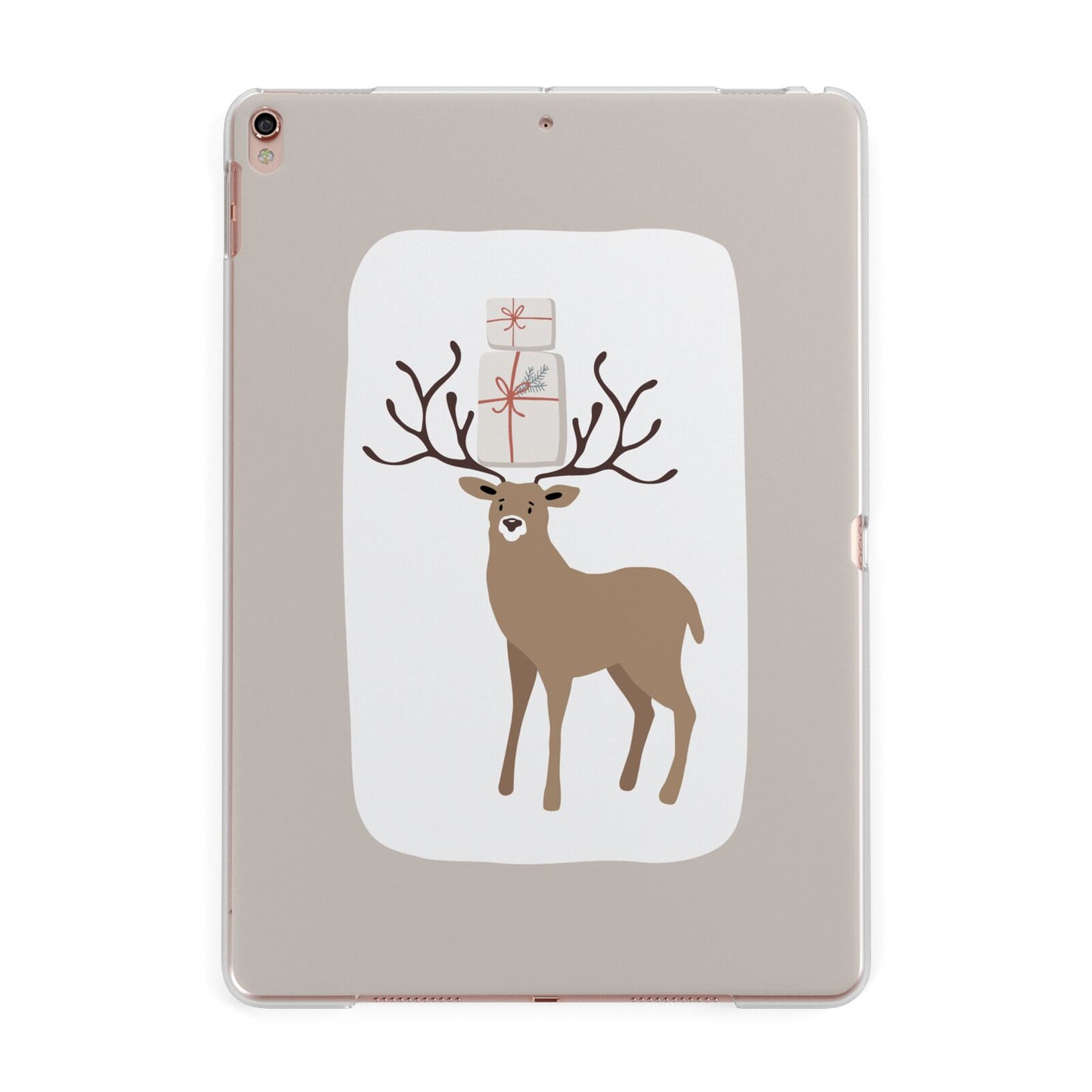 Reindeer Presents Apple iPad Rose Gold Case
