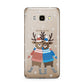 Reindeer Samsung Galaxy J7 2016 Case on gold phone