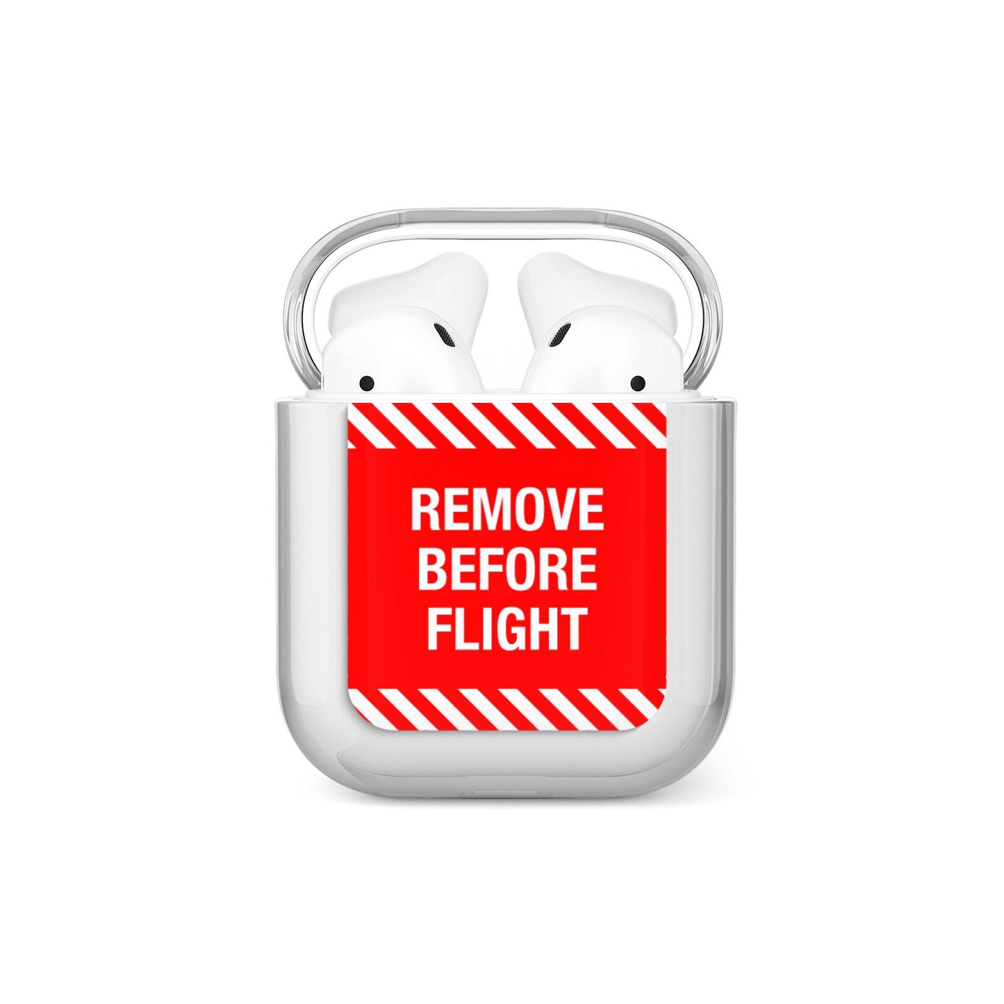 Remove Before Flight AirPods Case