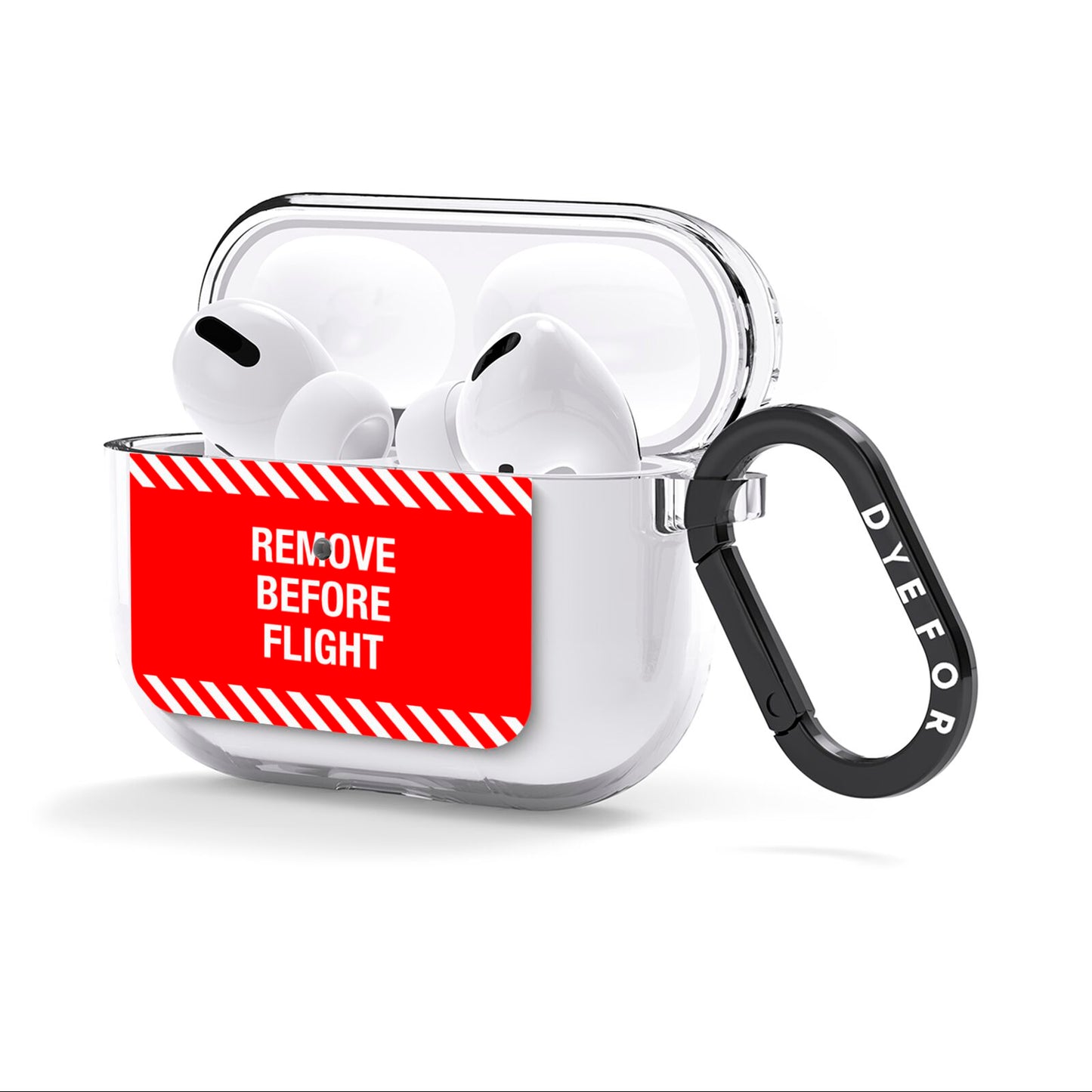 Remove Before Flight AirPods Clear Case 3rd Gen Side Image