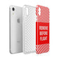 Remove Before Flight Apple iPhone XR White 3D Tough Case Expanded view