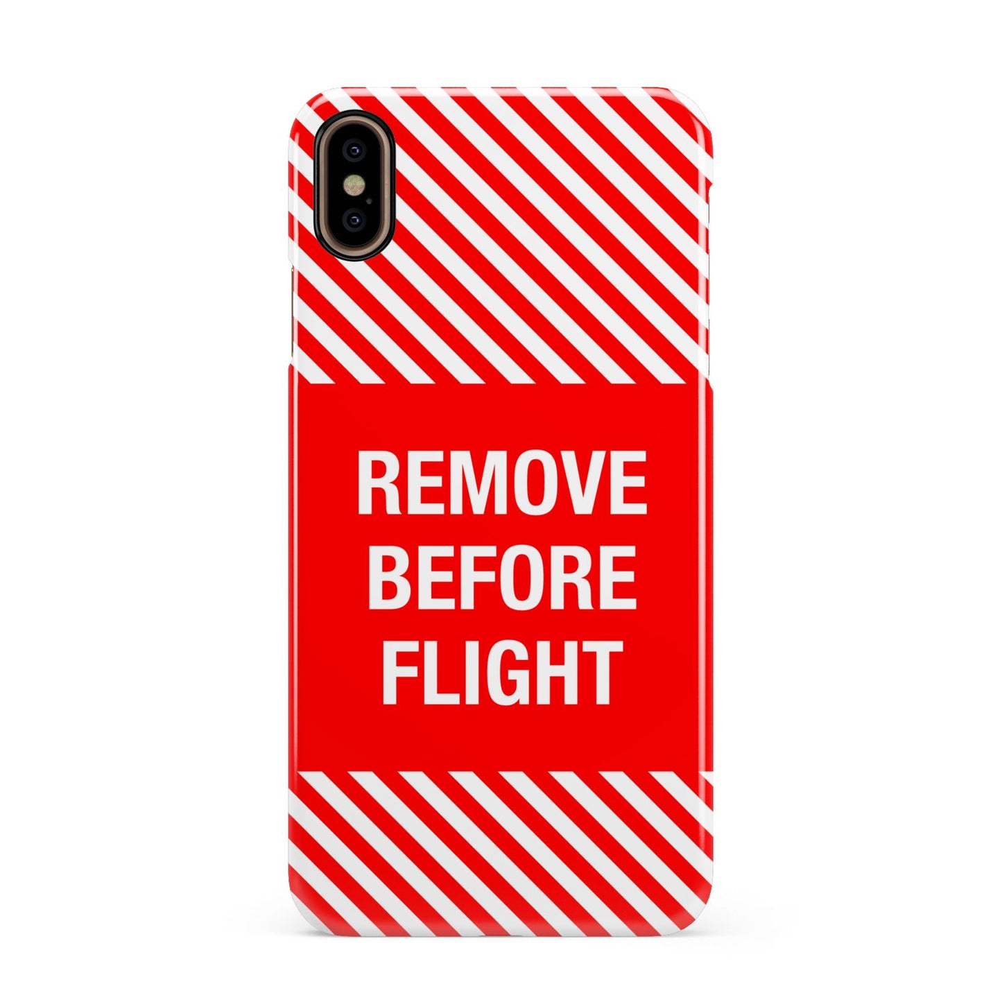 Remove Before Flight Apple iPhone Xs Max 3D Snap Case