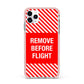 Remove Before Flight iPhone 11 Pro Max Impact Pink Edge Case