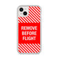 Remove Before Flight iPhone 14 Plus Clear Tough Case Starlight