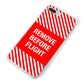 Remove Before Flight iPhone 8 Plus Bumper Case on Silver iPhone Alternative Image
