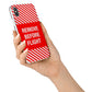 Remove Before Flight iPhone X Bumper Case on Silver iPhone Alternative Image 2