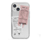 Restaurant Receipts iPhone 13 Mini TPU Impact Case with White Edges