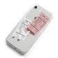Restaurant Receipts iPhone 8 Bumper Case on Silver iPhone Alternative Image