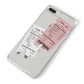 Restaurant Receipts iPhone 8 Plus Bumper Case on Silver iPhone Alternative Image