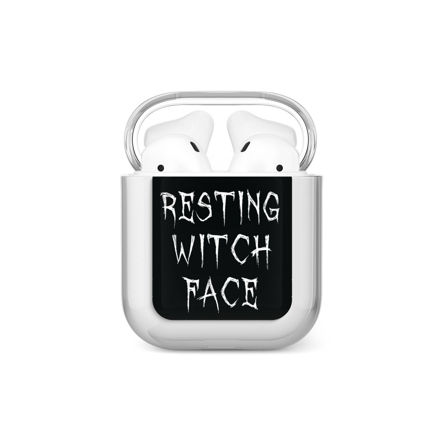 Resting Witch Face AirPods Case