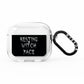 Resting Witch Face AirPods Clear Case 3rd Gen