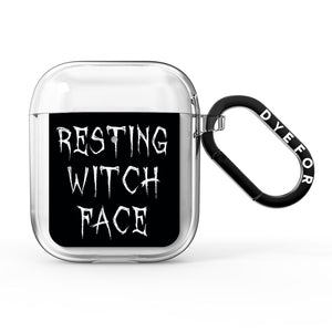 Resting Witch Face AirPods Case