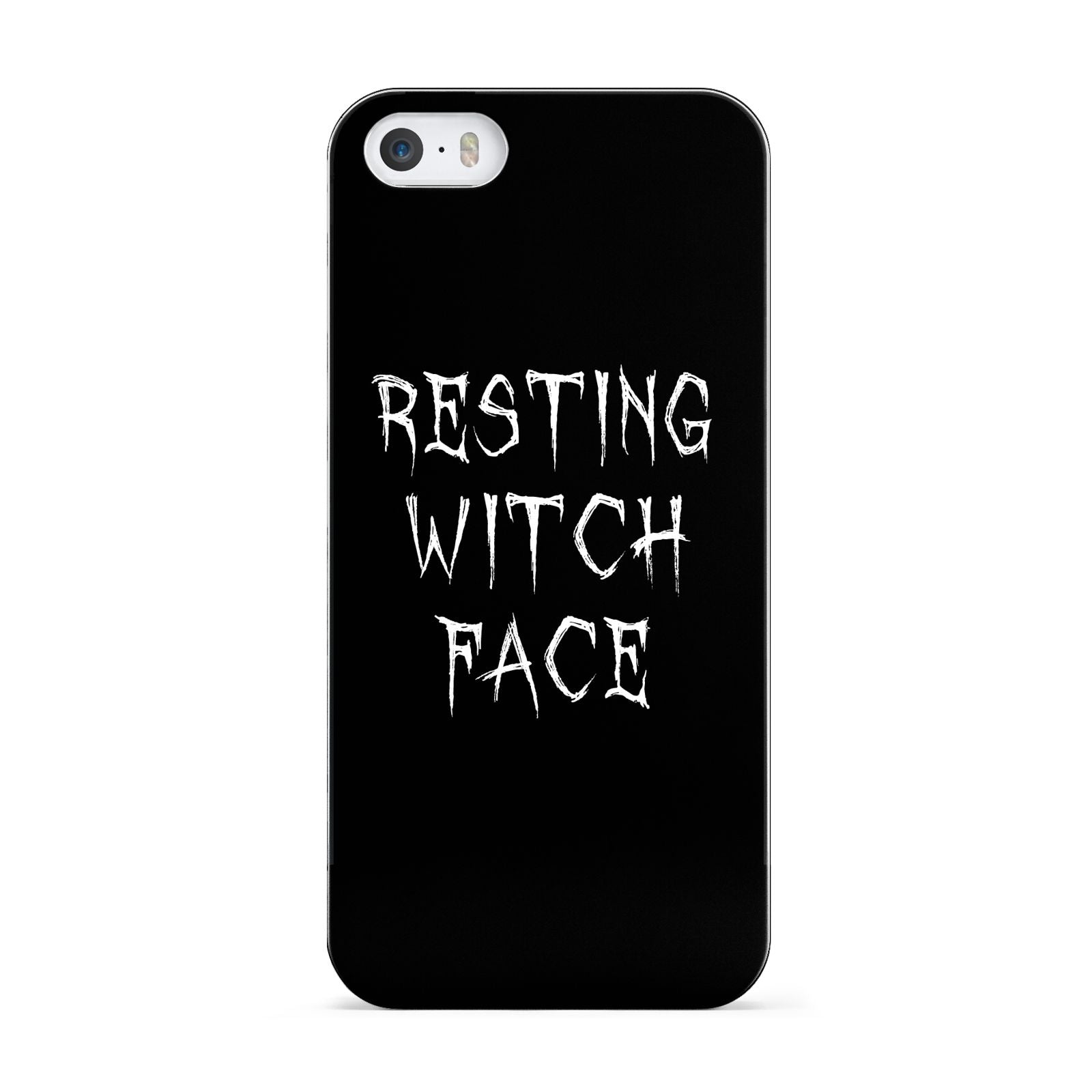 Resting Witch Face Apple iPhone 5 Case