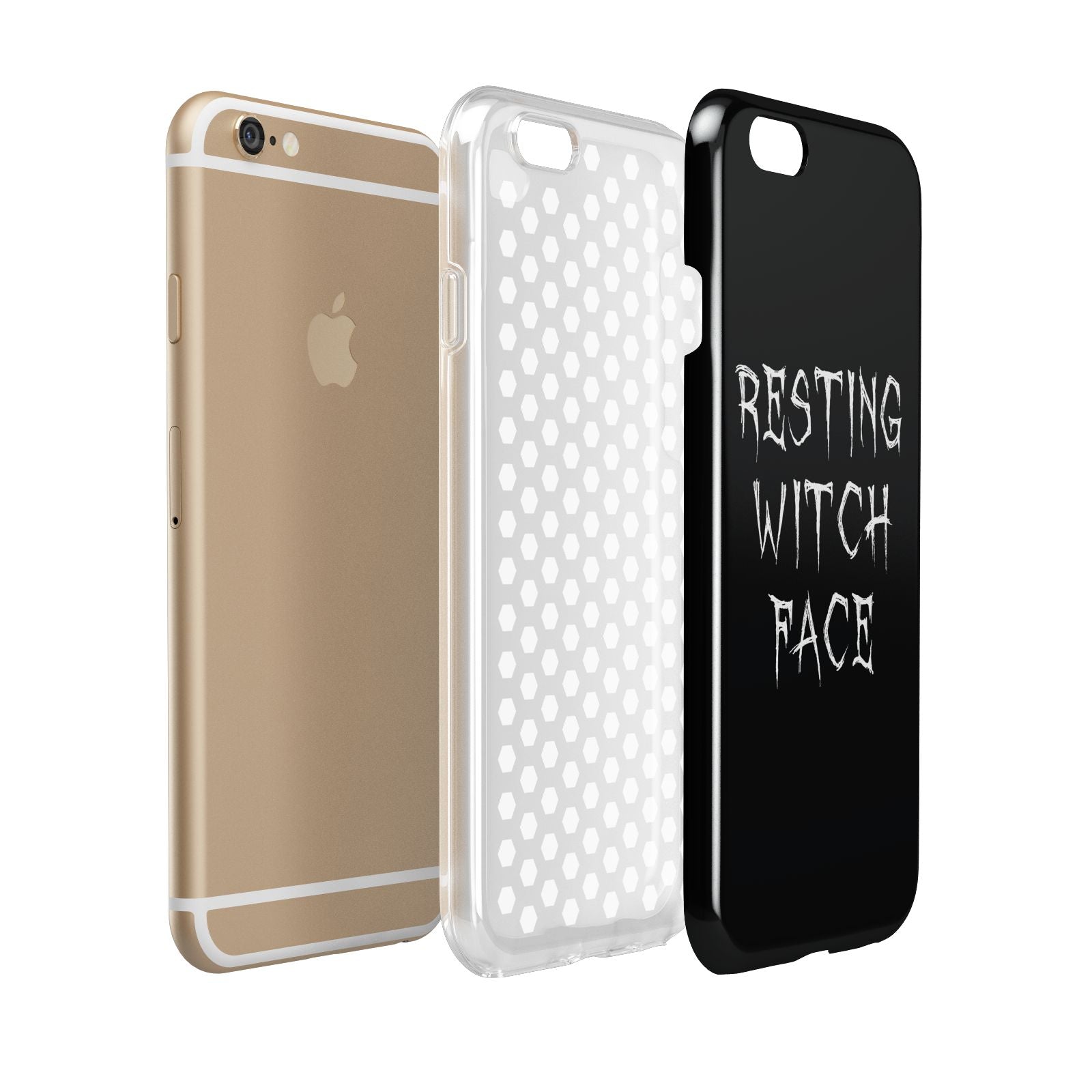 Resting Witch Face Apple iPhone 6 3D Tough Case Expanded view