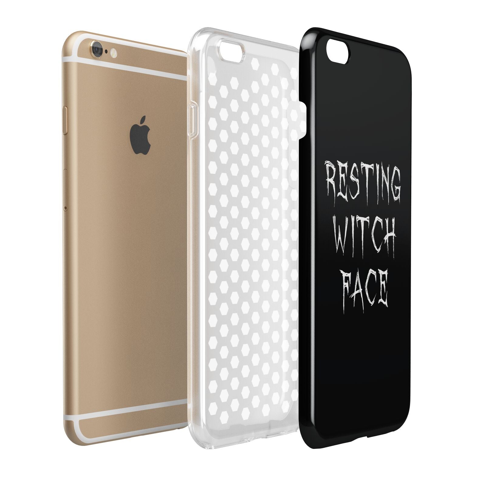 Resting Witch Face Apple iPhone 6 Plus 3D Tough Case Expand Detail Image
