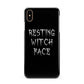 Resting Witch Face Apple iPhone Xs Max 3D Snap Case