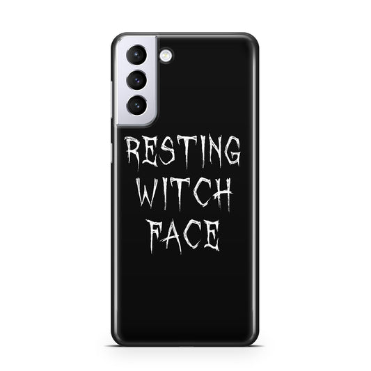 Resting Witch Face Samsung S21 Plus Phone Case