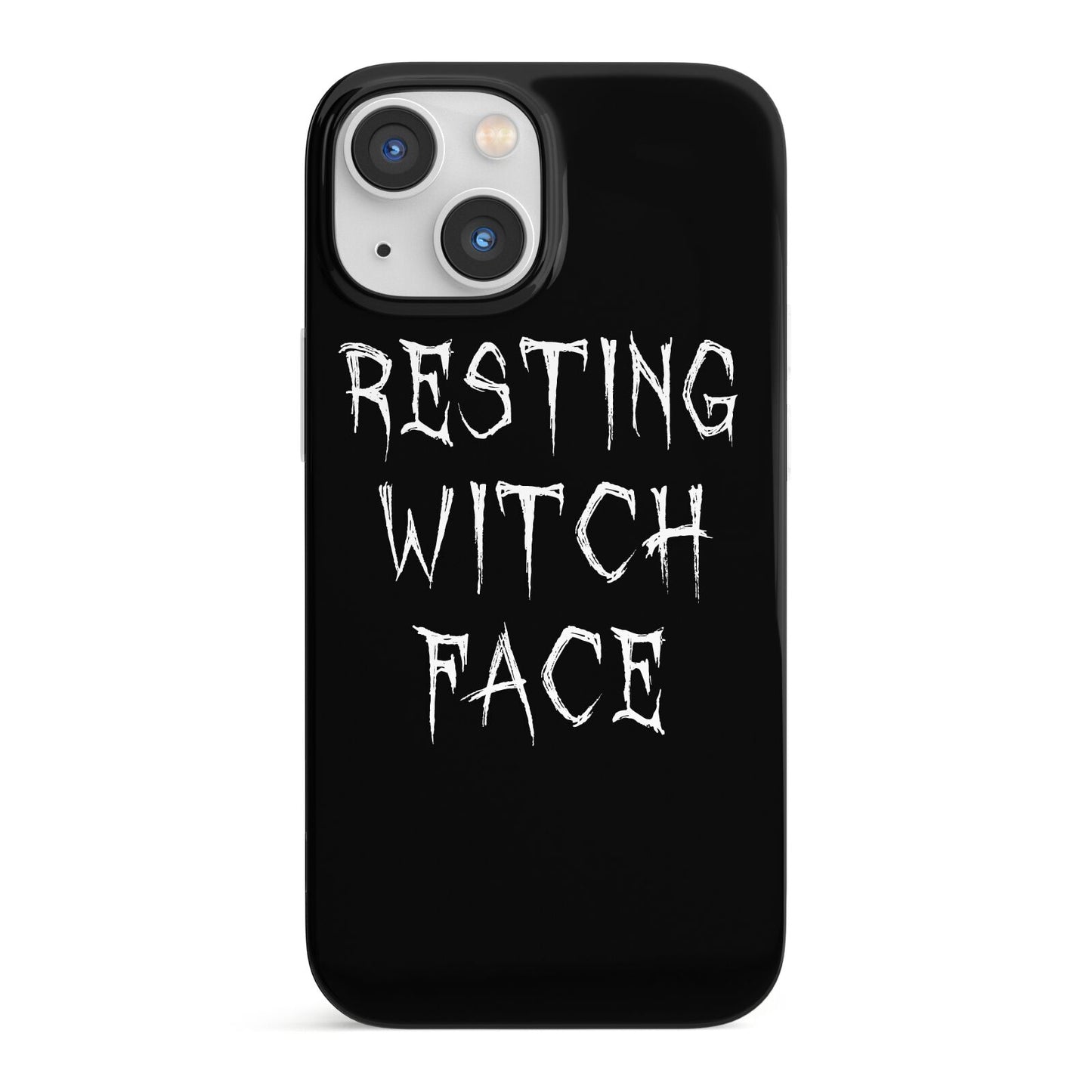 Resting Witch Face iPhone 13 Mini Full Wrap 3D Snap Case