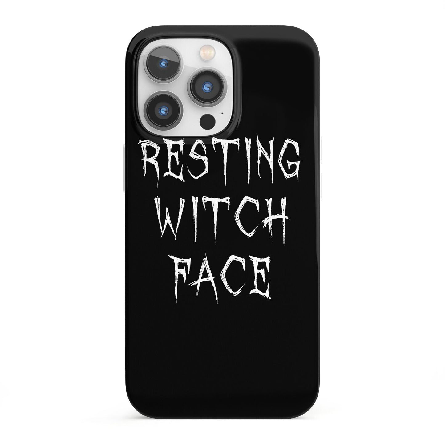 Resting Witch Face iPhone 13 Pro Full Wrap 3D Snap Case