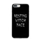 Resting Witch Face iPhone 7 Plus Bumper Case on Silver iPhone