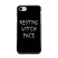 Resting Witch Face iPhone 8 3D Tough Case on Gold Phone