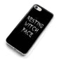 Resting Witch Face iPhone 8 Bumper Case on Silver iPhone Alternative Image
