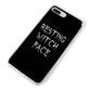 Resting Witch Face iPhone 8 Plus Bumper Case on Silver iPhone Alternative Image