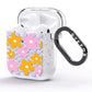 Retro Check Floral AirPods Glitter Case Side Image